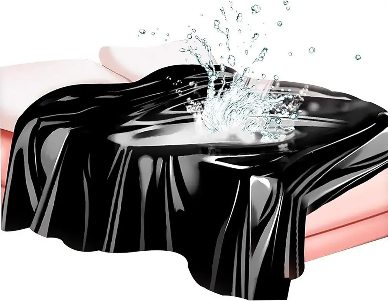Generic BDSM Waterproof Adult Sex Bed Sheets Mess-Proof Play Sheet for AdultsBed Mattress Cover for Couple Messy Play Portable for Women Sweater Sq197 Black